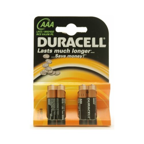 Duracell Alkalna baterija Mignon AAA B4, 1.5V, Blister 4 komada Cene