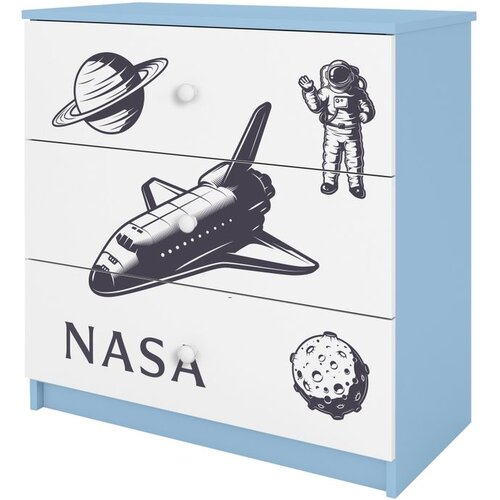  Dječja komoda - NASA - plava Slike