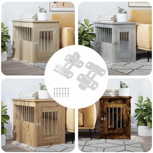  Zaključavanje vrata 2 pcs Srebrno 70 x 8 mm Čelik Cijene