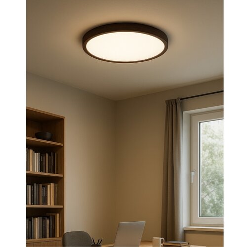  LED plafonsko svetlo LED/32W/230V 3000/4000/6500K prečnik 40 cm braon Slike