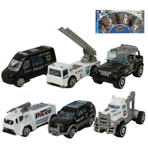 Magic Toys Cops Die-Cast: Set od 6 policijskih automobila Cene