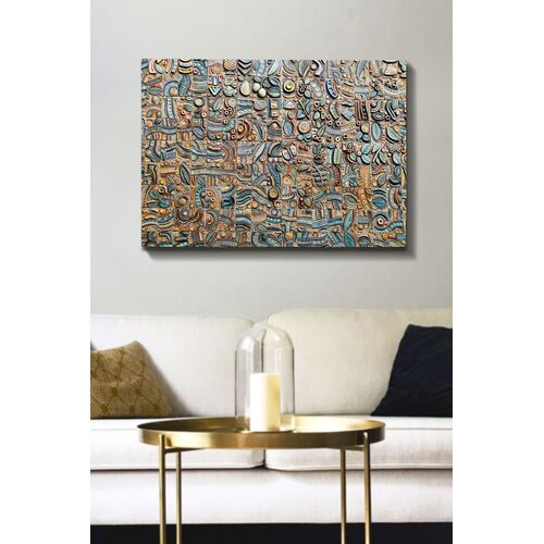 Wallity Slika na zidu na platnu 70x100cm Cijene