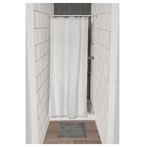 Tendance zavjesa za kadu + 8 pp kukica 120 x 180 cm poliester, bijela Cijene