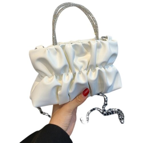 INF Elegantna torba za na ramo iz umetnega usnja White, (21692214) Slike