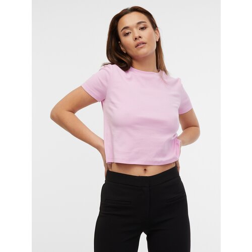 Orsay Pink Women&amp;#039;s Short T-Shirt - Women&amp;#039;s Slike