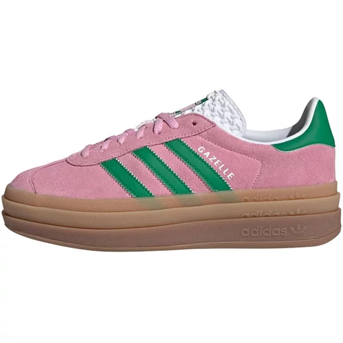 Adidas Niske tenisice 'Gazelle Bold' tamno zelena / prljavo roza