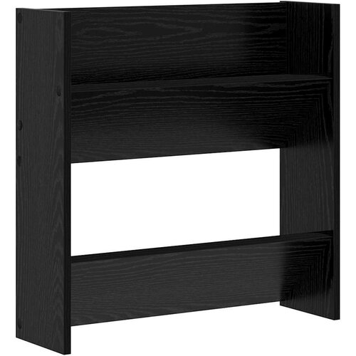 vidaXL ormarići za cipele na zidu 2 pcs crni hrast 60 x 18 x 60 cm Cijene