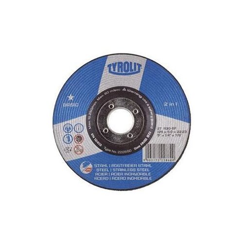  Ploča brusna za metal 230x6x22mm 2u1 FC TYROLIT Cijene
