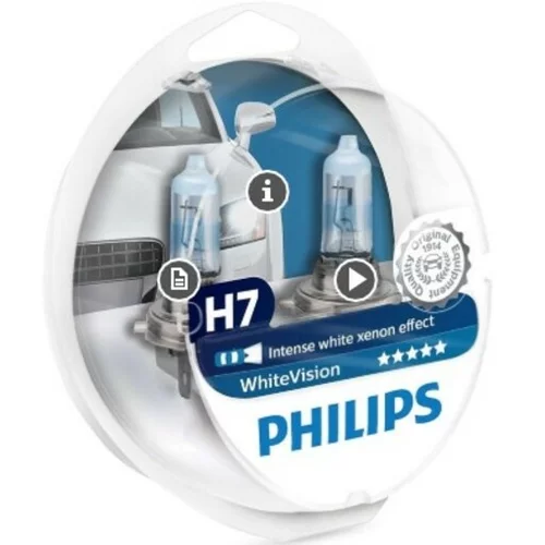 Philips zarnica H7 WhiteVision ultra 12V 12972WVUSM 55W PX26