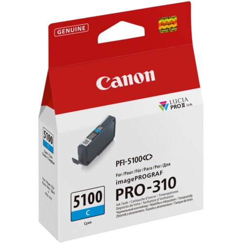 Canon PFI-5100 C spremnik s tintom 1 kom Original Plavo Slike