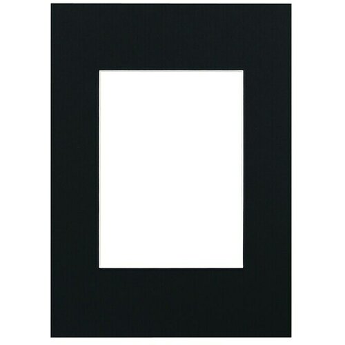 Nielsen Paspartu White Core (Crne boje, D x &amp;Scaron;: 21 x 29,7 cm, Format slike: 13 x 18 cm) Slike