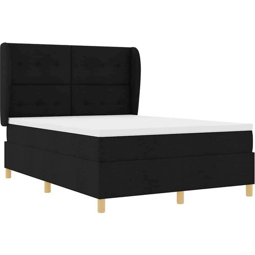  Podna opruga s madracem Tamno siva 90x190 cm Crna 140 x 190 cm - Crna 140 x 190 cm S gumbima Slike
