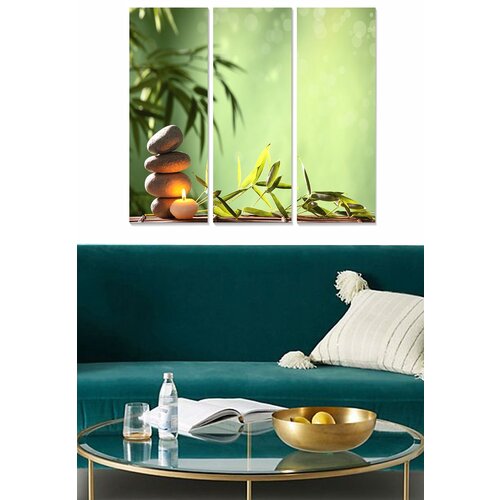 Wallity MDF112343234 multicolor decorative mdf painting (3 pieces) Slike