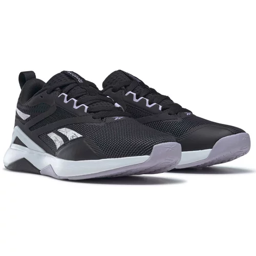 Reebok Sportske cipele 'NANOFLEX TR 2.0' siva / crna / bijela