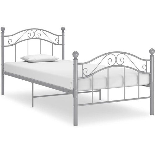  Okvir za krevet sivi metalni 100 x 200 cm Cene