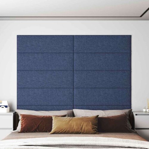  stenski panel, tekstil, modra, 12 kos Cene