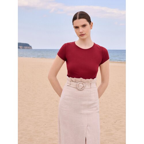 Reserved LADIES` SKIRT & BELT - bež Cijene