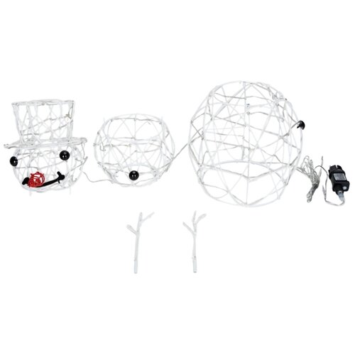  Aigostar-LED Spolja&amp;scaron;nja božićna dekoracija LED/3,6W/31/230V 6500K 60cm IP44 snegović Slike