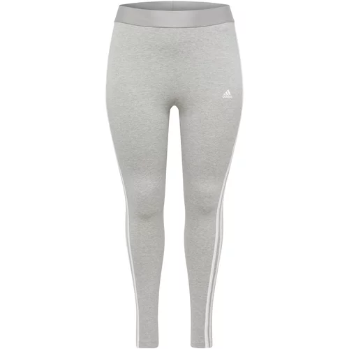 ADIDAS SPORTSWEAR Športne hlače pegasto siva / bela