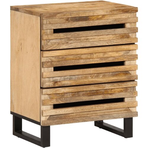 VidaXL Nočna omarica 50x34x62 cm trden robusten mangov les Slike
