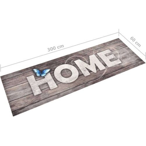 VidaXL kuhinjski tepih s natpisom home perivi 60 x 300 cm Slike