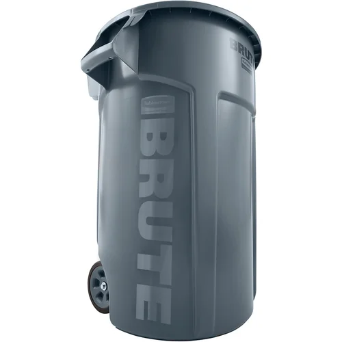 Rubbermaid Univerzalni vsebnik BRUTE® na kolesih, prostornina 166 l, okrogle oblike