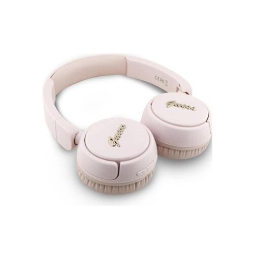 Guess bluetooth slusalice script metal logo pink (GUBHV6SCP) Slike