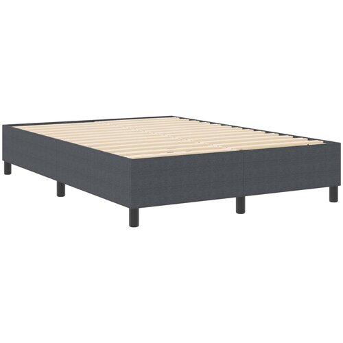  Krevetna platforma Tamno siva 140 x 200 cm Kordura tekstil Slike