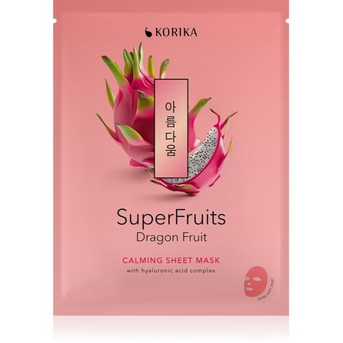 KORIKA SuperFruits Dragon Fruit - Calming Sheet Mask umirujuća sheet maska 25 g Slike