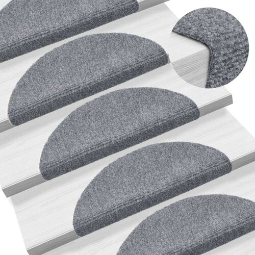 vidaXL samoljepljivi otirači za stepenice 10 kom svjetlosivi 56x17x3cm Cene