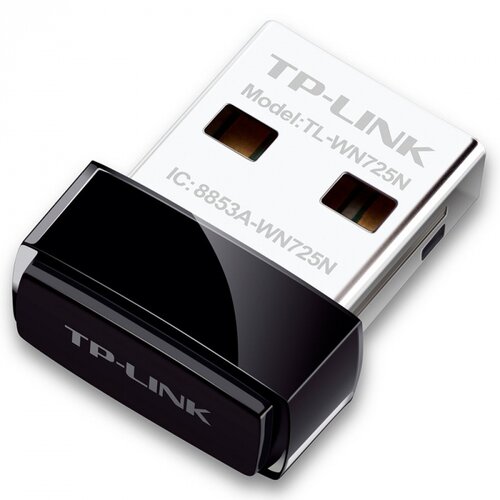  NIC TP-Link TL-WN725N, USB 2.0 Nano Adapter, 2,4GHz Wireless N 150 Mbps, Internal Antenna, Miniature design 18.6x15x7.1mm Cijene