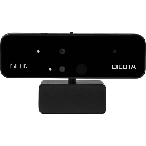 Dicota webcam pro face recognition full hd spletna kamera nosilec s sponko\, vgrajena pokrivna plošča, (20598560) Cene