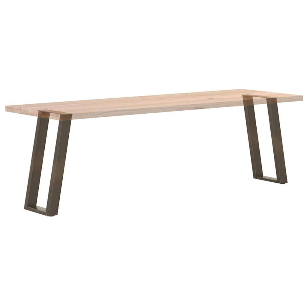 VidaXL noge za konzolni stol u obliku slova u, 2 kom, prirodni čelik, 38 x (72-73) cm, čelik Slike
