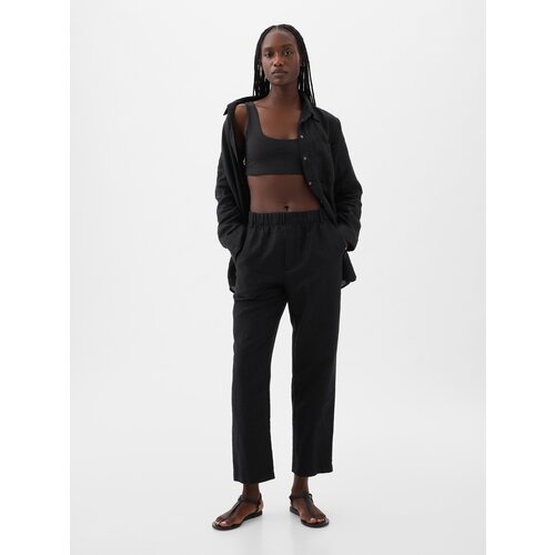 GAP Linen trousers high rise - Ladies Slike