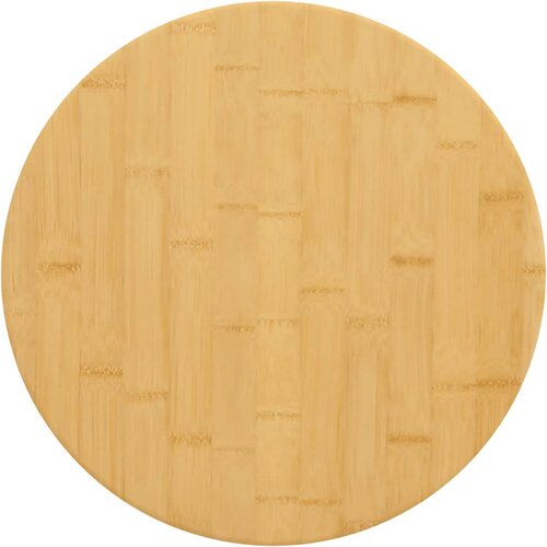 VidaXL Mizna plo&amp;scaron;ča &amp;Oslash;50x1,5 cm bambus Slike