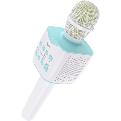 Hoco Mikrofon, bežični, BK5, Karaoke, 1200mAh - BK5 Cantando, Bijeli Cijene