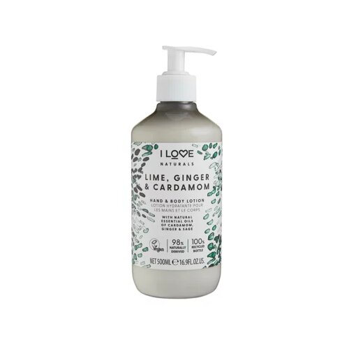 I love... Naturals Lime, Ginger & Cardamom losjon za telo 500 ml Cene