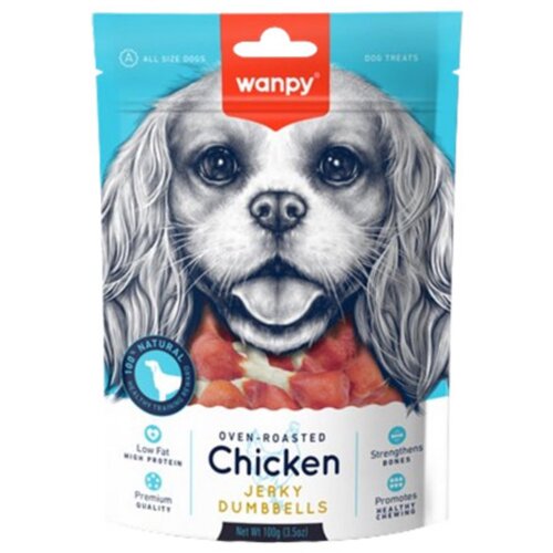 WANPY chicken Jerky Dumbbells 100g Cene