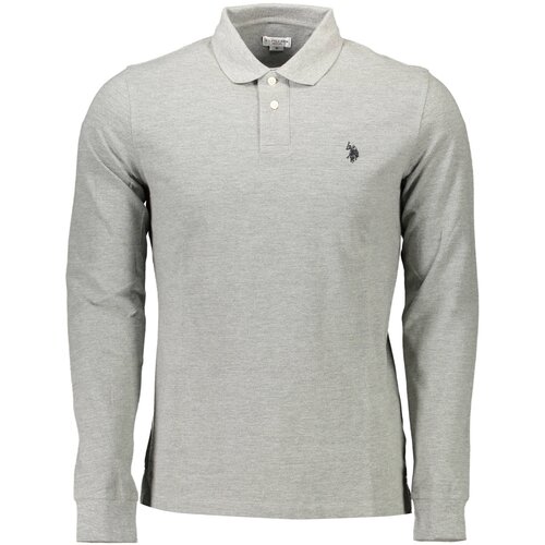 U.S. Polo Assn. US POLO SHIRT LONG SLEEVE MEN&amp;amp;#39;S GRAY Slike