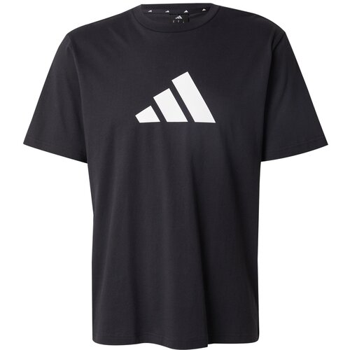Adidas Tehnička sportska majica &amp;#039;FI 3BAR&amp;#039; crna / bijela Slike