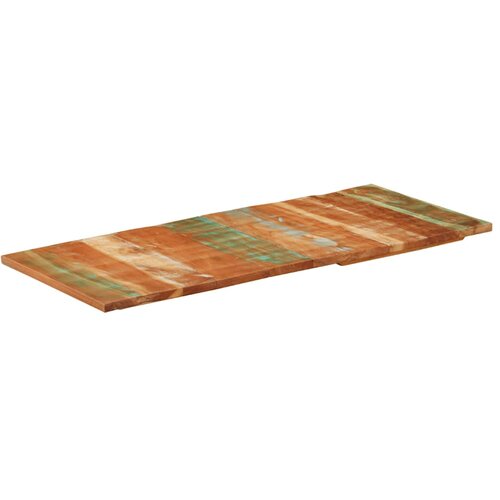  Pravokutna stolna ploča 60 x 140 cm 25 - 27 mm obnovljeno drvo Slike