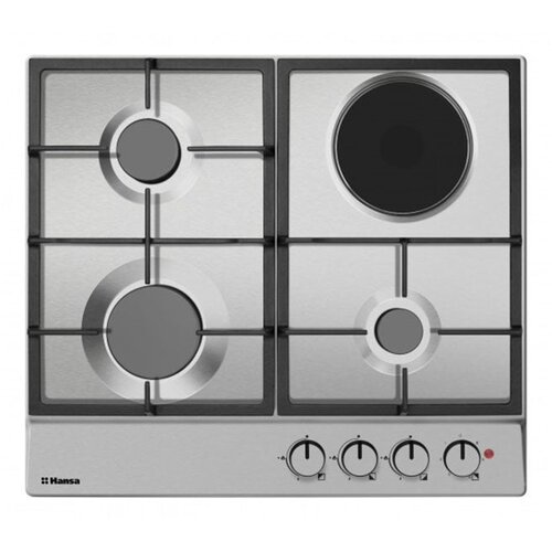 Hansa kuhalna plo&scaron;ča BHMI610302, kombi, 3 plin+1 elektrika, inox, lito železo Cene