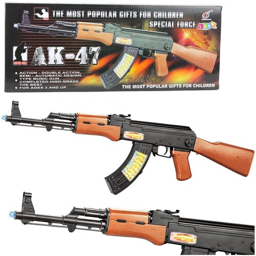  Mitraljez za igro AK-47 68.5 cm - črna/rjava Slike