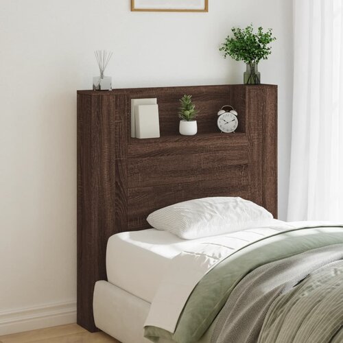 vidaXL Ormarić za uzglavlje LED boja smeđeg hrasta 100x16 5x103 5cm Cijene