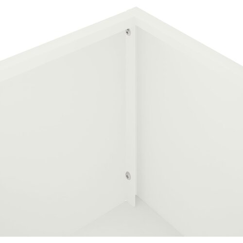  Vrtna saksija Bijela 100 x 30 x 49 cm Čelična vrata Slike