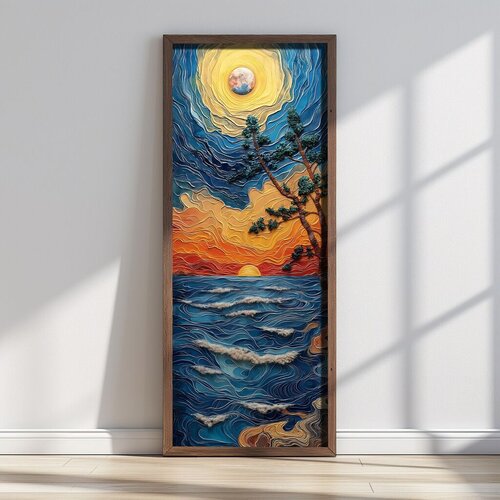 Wallity slika LONG017-S/120-40, 40 x 120 cm Cene