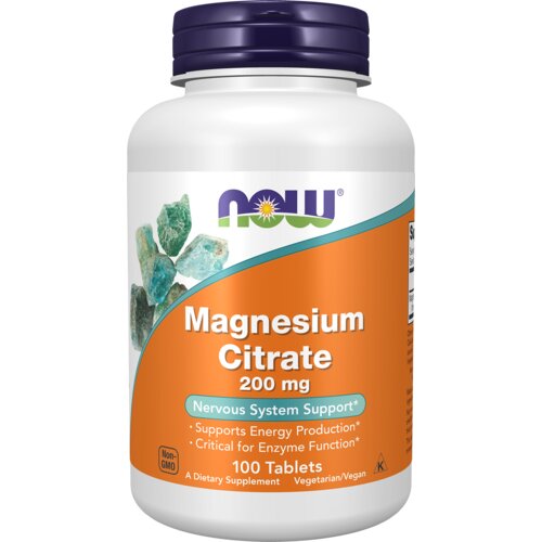 Now Foods magnezijum citrat - prirodna podrška za energiju i zdravlje 100 kapsula Slike