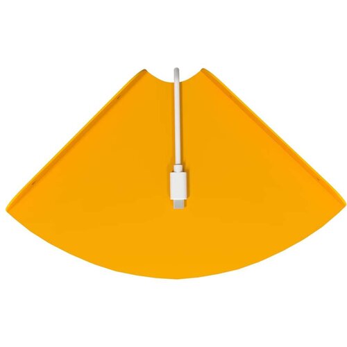  Lebdeća polica s policom s pohranom 4 pcs Žuta 18 x 18 x 2 cm - žuta boja senfa 18 cm 4 Slike