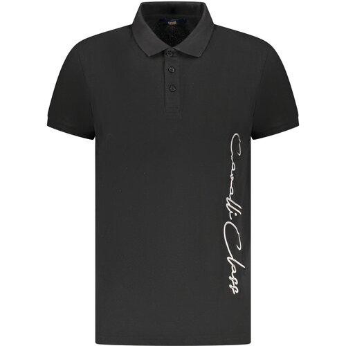 Cavalli Class POLO SHORT SLEEVE MEN BLACK Cene
