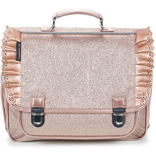 CARAMEL & CIE &Scaron;olska torba CARTABLE 38 CM FROUFROUS Pozlačena Cene
